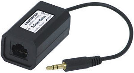 Seco-Larm MAE-P337-01Q Analog Stereo Balun with Mini-Plug, Transmits a stereo audio signal up to 2500ft (760m), Maximum Input 1.0Vp-p, Passive operation - No external power required, Uses low-cost Cat5e/66 cable instead of costly audio cables, High immunity from interference - Built-in impedance coupled device and noise filter (MAEP33701Q MAEP337-01Q MAE-P33701Q) 