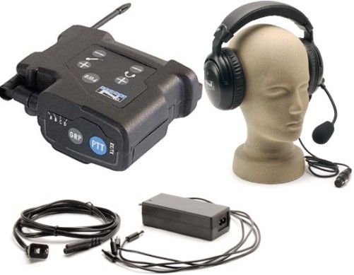 Anchor Audio MAN-40D/4 H200 AnchorMAN Intercom System Package, Includes: 4 - BP-900 Wireless Belt Packs, 4 - H-2000 Dual Headsets, 1 - GC-900 Gang Charger and Lightweight, high-density cardboard case, Range (line of sight) 250/74 m, Frequency 944  952 MHz, Output Power 17 dBm (50mW), Ease of use - Adjust Belt Pack (MAN40D4H200 MAN-40D-4-H200 MAN-40D/4H200 MAN-40D-4H200 MAN-40D 4 H200)