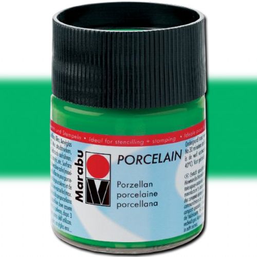 Marabu 11059005158 Porcelain Paint, 50ml, Apple; Decked out in colors; Porcelain paints without firing; Dishwasher-safe without firing; Just paint, leave to dry 3 days, done; Versatile use: painting, stamping, stenciling; Water-based, odorless and non-fading; Apple; 50 ml; EAN 4007751658432 (MARABU11059005158 MARABU 11059005158 GLAS PAINT 15ML APPLE)