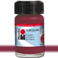 Marabu 11059039223 Porcelain Paint, 15 ml, Blackberry; Decked out in colors! Porcelain paints without firing; Dishwasher-safe without firing; Just paint, leave to dry 3 days, done; Versatile use: painting, stamping, stenciling; Water-based, odorless and non-fading; EAN 4007751658616 (MARABU11059039223 MARABU 11059039223 PORCELAIN PAIN 15ML BLACKBERRY) 