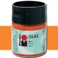 Marabu 13069005013 Glas Paint, 50ml, Orange; A luminous interplay of colors on glass; Vivid, transparent colors; Good flow for even application; Dishwasher-safe without firing; Simple paint, leave to dry, finished; Water-based, odorless and non-fading; Orange; 50 ml; Dimensions 2.75" x 1.77" x 1.77"; Weight 0.3 lbs; EAN 4007751660558 (MARABU13069005013 MARABU 13069005013 ALVIN GLAS PAINT 50ML ORANGE) 