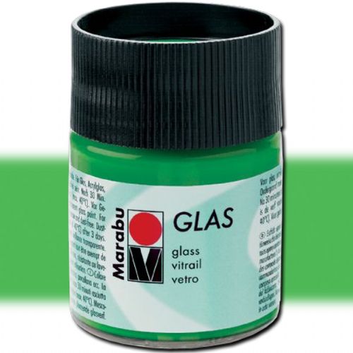 Marabu 13069005062 Glas Paint, 50ml, Light Green; A luminous interplay of colors on glass; Vivid, transparent colors; Good flow for even application; Dishwasher-safe without firing; Simple paint, leave to dry, finished; Water-based, odorless and non-fading; Light Green; 50 ml; Dimensions 2.75