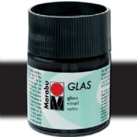 Marabu 13069005073 Glas Paint, 50ml, Black; A luminous interplay of colors on glass; Vivid, transparent colors; Good flow for even application; Dishwasher-safe without firing; Simple paint, leave to dry, finished; Water-based, odorless and non-fading; Black; 50 ml; Dimensions 2.75" x 1.77" x 1.77"; Weight 0.3 lbs; EAN 4007751660596 (MARABU13069005073 MARABU 13069005073 ALVIN GLAS PAINT 50ML BLACK) 