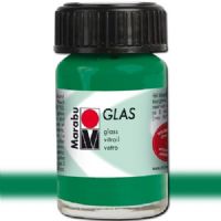 Marabu 13069039068 Glas Paint, 15 ml, Dark Green; A luminous interplay of colors on glass; Vivid, transparent colors; Good flow for even application; Dishwasher-safe without firing; Simple paint, leave to dry, finished; Water-based, odorless and non-fading; Dark Green; 15 ml; Dimensions 1.65" x 1.1" x 1.1"; Weight 0.1 lbs; EAN 4007751660657 (MARABU13069039068 MARABU 13069039068 GLAS PAINT 15ML DARK GREEN) 