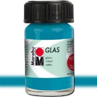 Marabu 13069039092 Glas Paint, 15 ml, Petrol; A luminous interplay of colors on glass; Vivid, transparent colors; Good flow for even application; Dishwasher-safe without firing; Simple paint, leave to dry, finished; Water-based, odorless and non-fading; Petrol; 15 ml; Dimensions 1.65" x 1.1" x 1.1"; Weight 0.1 lbs; EAN 4007751660749 (MARABU13069039092 MARABU 13069039092 GLAS PAINT 15ML PETROL) 
