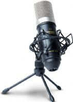 Marantz Professional MPM-1000 Large Diaphragm Condenser Microphone, Black Color; Side-address condenser microphone; Cardioid polar pattern; High sensitivity; Smooth frequency response; With windscreen, shock mount, tripod stand and XLR cable; Dimensions 6.5” x 1.90”; Weight 0.66 lbs; UPC 694318019597 (MARANTZ-MPM-1000 MARANTZ-MPM1000 MARANTZ MPM 1000 MARANTZ MPM-1000 MPM1000) 