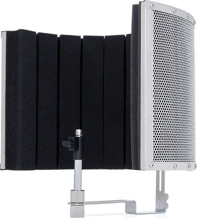 Marantz Professional Sound Shield Live Vocal Reflection Filter; Live-source recording baffle that reduces ambient noise; Adjustable microphone mount assembly accommodates even the tallest microphones; Designed for microphone stand mounting; Lightweight, rugged construction; UPC 694318021033 (MARANTZSOUNDSHIELDLIVE MARANTZ-SOUND-SHIELD-LIVE MARANTZ-SOUND SHIELD LIVE MARANTZ SOUND SHIELD LIVE SOUND-SHIELDLIVE SOUNDSHIELDLIVE)