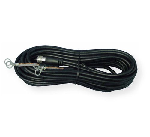 Marmat Model  PLL18X 18' Co-Phase Harness Coaxial Cable; 18' Co-Phase (Dual) Coaxial Cable; 1 Molded Pl259; Lug Connectors (Bulk); UPC 741835017657 (18' CO-PHASE DUAL COAX CABLE MARMAT-PLL18X MARMAT PLL18X MARMATPLL18X)