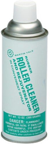Martin Yale 200 Rubber Roller Cleaner, 13oz Spray Roller Cleaner, Rejuvenates rollers for folders and bursters and elimintes roller glaze, Roller Cleaner also helps condition rolers for better performance and longer life (MARTINYALE200 MARTINYALE-200)