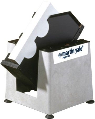 Martin Yale 400220 Paper Jogger with 230V; Help eliminate static electricity and paper sticking for easier print finishing processing; Great companion to high speed copiers, folding machines, printing presses, cutters and binding systems; Takes up very little space in your desktop work space; Jogs 1 ream of 8 1/2