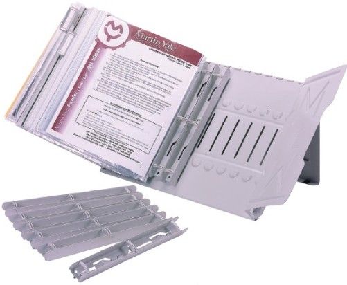 Martin Yale 912RS3G Master Catalog Rack Starter Set, Grey, 12