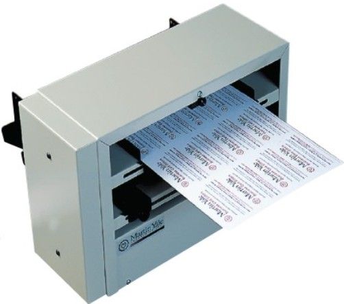 Martin Yale BCS21022B Desktop 230V Business Card Slitter; 10-up machine that cuts 8-1/2