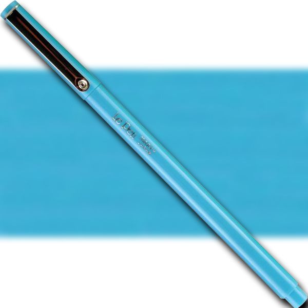 Marvy 4300-F3 LePen, Fineline Marker, Fluorescent Blue; MARVY LePen Fineline Markers Sleek and stylish slim barrel has a smooth writing 7mm microfine plastic point; Lengthy write-out in vibrant dye-based ink colors; Acid-free and non-toxic; Dimensions 5.5