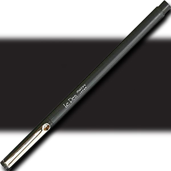 Marvy 4300-S01 LePen, Fineline Marker, Black; MARVY LePen Fineline Markers Sleek and stylish slim barrel has a smooth writing 7mm microfine plastic point; Lengthy write-out in vibrant dye-based ink colors; Acid-free and non-toxic; Dimensions 5.5