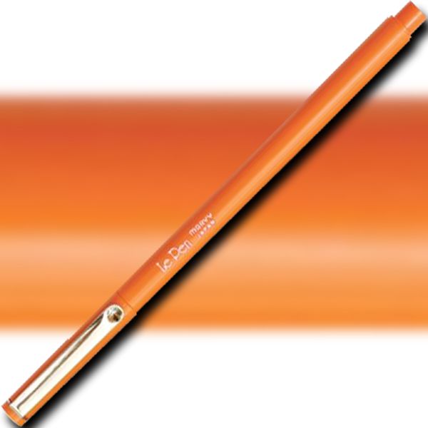 Marvy 4300-S07 LePen, Fineline Marker, Orange; MARVY LePen Fineline Markers Sleek and stylish slim barrel has a smooth writing 7mm microfine plastic point; Lengthy write-out in vibrant dye-based ink colors; Acid-free and non-toxic; Dimensions 5.5