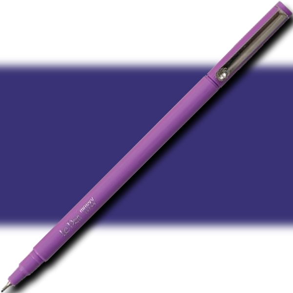 Marvy 4300-S08 LePen, Fineline Marker, Lavender; MARVY LePen Fineline Markers Sleek and stylish slim barrel has a smooth writing 7mm microfine plastic point; Lengthy write-out in vibrant dye-based ink colors; Acid-free and non-toxic; Dimensions 5.5