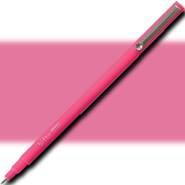 Marvy 4300-S09 LePen, Fineline Marker, Pink; MARVY LePen Fineline Markers Sleek and stylish slim barrel has a smooth writing 7mm microfine plastic point; Lengthy write-out in vibrant dye-based ink colors; Acid-free and non-toxic; Dimensions 5.5