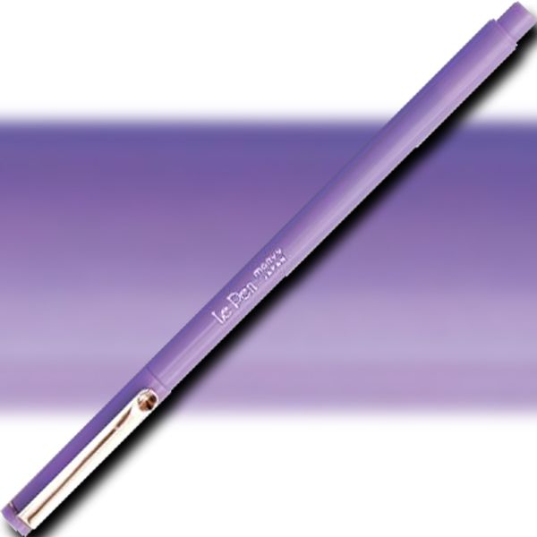 Marvy 4300-S106 LePen, Fineline Marker, Amethyst; Sleek and stylish slim barrel has a smooth writing 0.3mm microfine plastic point; Lengthy write-out in vibrant green; Acid-free and non-toxic; Water-based dye ink; Dimensions 5.5