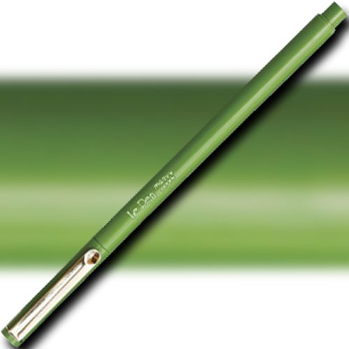 Marvy 4300-S15 LePen, Fineline Marker, Olive Green; Sleek and stylish slim barrel has a smooth writing 0.3mm microfine plastic point; Lengthy write-out in vibrant green; Acid-free and non-toxic; Water-based dye ink; Dimensions 5.5