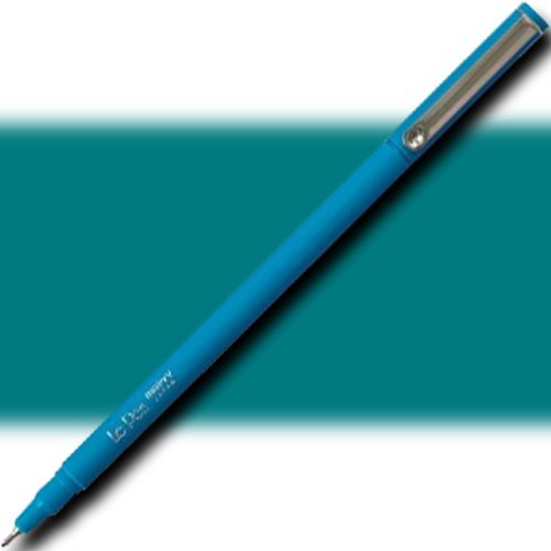Marvy 4300-S73 LePen, Fineline Marker, Teal; Sleek and stylish slim barrel has a smooth writing 0.3mm microfine plastic point; Lengthy write-out in vibrant green; Acid-free and non-toxic; Water-based dye ink; Dimensions 5.5