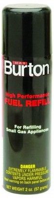 Max Burton 1219 High Performance Fuel Refill 2 oz., Case of 12 pieces, Use with 1254 Refillable Gas Lighter Kit, A high performance fuel blend for refilling many common butane appliances and lighters that utilize a small entry port valve, Comes with 5 adapters that fit a variety of valve sizes, Weight 0.25 lbs, UPC 769372012195 (MAXBURTON1219 MAXBURTON-1219 01219 01219E 1219)