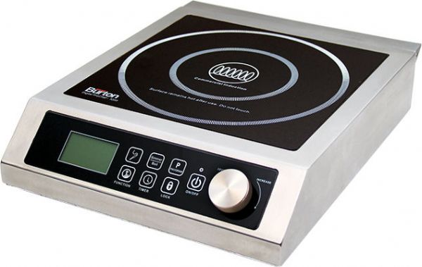 Max Burton 6535 Digital ProChef-3000 Induction Cooktop, Stainless Finished; Stainless-steel body; Durable, commercial-grade materials; 220V Power Supply; 10 temperature levels, 100F to 464F; 13 levels between 500 to 3000w; 170 minute timer; Touch screen controls with function lock; Cookware detection and overheat sensor; Auto Shut-off; LED display; Dimensions 16.75 x 13.2 x 3.97; Weight 11 lbs; UPC 769372065351 (MAXBURTON6535 MAXBURTON-6535 MAXBURTON 6535)