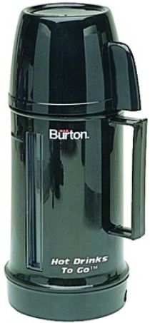 Max Burton 6938 Hot Drinks To Go, Black, 2 1/2 cup liquid capacity, Interior light allows you to see contents through a clear viewing window, 4-ft. detachable DC power cord, 12-Volt outlet, 250 volt - 20 amp ceramic, Warming time 10 minutes, Boiling time 20 minutes, Includes 2 cup sizes, tea strainer and adjustable metal hanger to secure to a vehicle door, Price Each, UPC 769372069380 (MAXBURTON6938 MAXBURTON-6938 06938 Athena)