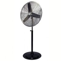 MaxxAir HVPF 30 OSC Heavy Duty Oscillating Pedestal Fan, 30" Black Color; The 30" Heavy Duty Pedestal Fan is designed for industrial, commercial, and agricultural use; 3 speed thermally protected motor with pull chain selection for low, medium, high, and off functions; Efficient 3 blade system provides greater air movement; Dimensions 5' - 7' H x 33" L x 26" W; Weight 59.5  LBS; UPC 047242061321 (HVPF30OSC  HVPF-30-OSC VENTAMATIC VENTAMATIC-HVPF30-OSC MAXXAIR) 