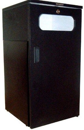 Summit MB44L silent minibar with refrigerated shelf and viewing window, Non compressor, Standard minibar, Reversible door (MB-44L   MB  44L) 