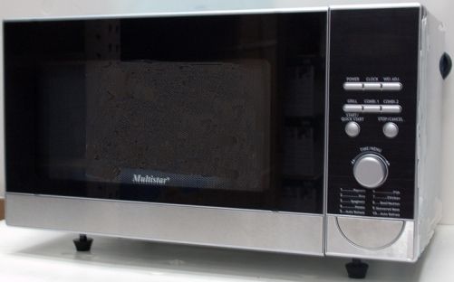 Multistar MBG30S900SHS Built-in Microwave Oven, Stainless Steel Finish, 220-240 Volt/50 Hz, 900 Watts Power, 30 Liters Capacity, 10 Microwave Power levels, 6 Automatic Cooking Menus + Grill, Weight Defrost, Digital Timer, Glass Turntable, Child Safety Lock, Stainless Steel Trim Kit, Not for use in USA, For use in Europe and 220V/50Hz Countries (MBG-30S900SHS MBG 30S900SHS MBG30S900-SHS MBG30S900 SHS)