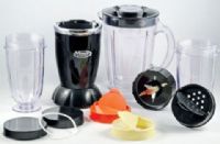 Koolatron MBLS-01 Miracle Blender 12 Piece Set, 1 x Miracle blender power base, 1 x Blender jar, 1 x Replacement gasket for blades, 1 x Cross blade, 1 x Blender cup - 1 tall, 1 x Steamer top, 2 x Resealable lids, 1 x Mug, 2 x Colored rings, 1 x Recipe & user guide (MBLS-01 MBLS 01 MBLS01) 
