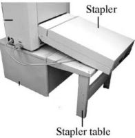 MBM 0754 Stapler Table Stand for 0753 Corner Stapler to FC 10 Automatic 10-Bin Friction Collator (MBM0754 MBM-0754 754 FC10 FC-10 CO0754) 