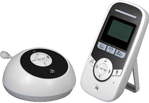 Motorola MBP161 Digital Monitor Digital Audio Monitor with Baby Care Timer, DECT Wireless Technology, Three Activity Timer Settings, Frequency 1921.536 - 1921.448 MHz, Night Light (Baby Unit), Room Temperature Display, Two-Way Communication, High Sensitivity Microphone, Backlit LCD Display, Sound Level Display, Digital Timer Task Reminder, UPC 816479012457 (MBP-161 MBP 161 MB-P161)