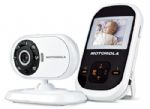 Motorola MBP18 Digital Wireless Video Baby Monitor, Automatic channel selection, High sensitivity mic, Power source baby unit, Audio operating distance Range up to 520 ft, Color White, Screen size 1.8" Diagonal Color Screen, UPC 816479010835 (MBP18 MBP18) 