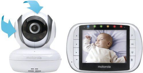 Motorola MBP36S Digital Wireless Video Baby Monitor; 3.5