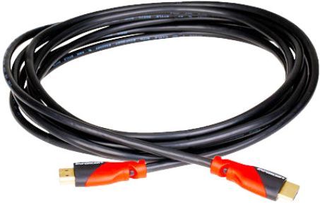 Seco-Larm MC-1102-18NQ ENFORCER 1.5ft. 28AWG High-Speed HDMI Cable; Support cutting-edge features such as 3D, 4K resolution, and 100Mb/s Ethernet for compatibility with newer equipment; Full 1080p resolution; Gold-plated connectors for greater reliability and longer life (MC110218NQ MC1102-18NQ MC-110218NQ MC-1102) 
