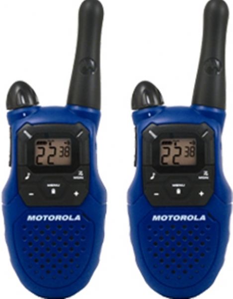 Motorola MC220R Talkabout FRS/GMRS Two-way radio, FRS/GMRS Type, 22-channel Channels, 16 miles Max Talk Range, 5 Call Alerts, 38 Sub-Channels Qty, Auto squelch, talk confirmation tone, LCD display - monochrome, Backlit Features, External Antenna , 1 x headset jack Connections, Dual charging stand + power adapter, UPC 843677001099 (MC220R MC-220R MC 220R MC220-R MC220 R)