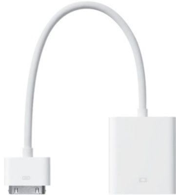 Apple MC552ZM/A iPad Dock Connector to VGA Adapter, Use the iPad Dock Connector to VGA Adapter to connect an iPad to your television, projector, or VGA display (MC552ZMA MC552ZM-A MC552ZM MC-552ZMA)