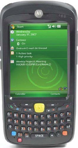 Motorola Symbol MC5590-PU0DUNQA9WR Model MC55 Wireless Enterprise Digital Assistant (EDA) Handheld Computer, 3.5 inch color high definition QVGA display (320 x 240), XScale PXA 270 520 MHz processor, Microsoft Windows Mobile 6.1 Classic, 128 MB RAM/512 GB Flash Memory, 1D Laser Scanner (SE950), NAV PIM Keypad (MC5590PU0DUNQA9WR MC5590 PU0DUNQA9WR MC-55 MC 55)