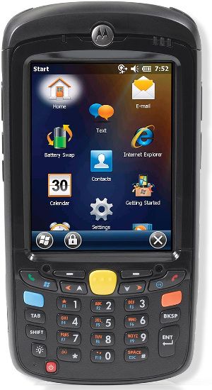 Zebra Technologies MC55A0-P20SWRQA9WR Mobile Computer + 2D Imager Scanner and Windows Mobile 6.5; Extended Battery; Maximum Rugged Design; Maximum Wireless; Performance; Maximum Power; Maximum Manageability; Maximum Security; Maximum Flexibility; UPC; 682017495828; Weight 0.7 lbs, Dimensions 5.78