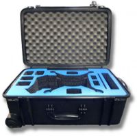 Mustang MC-DJIPH4 Hard Case with Wheels for DJI Phantom 4 Quadcopter, Custom Foam Interior for Phantom 4, Holds Radio Controller, Holds up to Six Flight Batteries, Holds Charger and Cables, Holds a Tablet, Holds Spare Propellers, Accessory Cavity, Wheeled Designed with Retractable Handle, Pressure-Release Valve, Fits Most Standard Padlocks, Dimensions 25.0" x 16.3" x 10.8", Weight 16 Lbs, UPC 679856036084 (MUSTANGMCDJIPH4 MUSTANG MCDJIPH4 MC DJIPH4 MUSTANG-MCDJIPH4 MC-DJIPH4) 