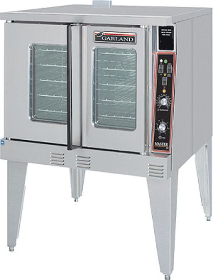 Garland MCO-ES-10-S Master Series Electric Single Deck Convection Oven with Timer - Standard Depth, Stainless steel back enclosure, 460 volt, 3 phase, 4 Swivel casters, with front brakes, 4 Low profi le casters, with front brakes (MCOES10S MCO ES 10S MCOES 10-S)