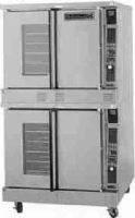 Garland MCO-GS-20-S Master Series Double Deck Gas Convection Oven, 60/40 dependent door design with double pane thermal window in both doors and interior lighting, Full length, stainless steel positive door closure (MCOGS20S  MCO GS 20 S) 
