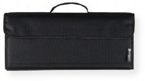 Heritage Arts MCV60 Vertical Marker Case; Holds 60; This convenient carry case is ideal for students and professionals on the go; Constructed of durable black nylon, it folds up to 60 hold markers securely in place; Hook and loop closure; Accommodates most major brands of markers; UPC 088354803706 (MCV60 MCV-60 VERTICAL-MCV60 HERITAGEARTSMCV60 HERITAGE-ARTSMCV60 HERITAGE-ARTS-MCV60 )