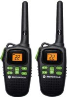 Motorola MD200R Talkabout Two Way Radio (Pair), 22 Channels, Up to 20 miles range for indoor and outdoor communication, Volume control, Keypad button, Backlight, Auto squelch, Auto power off, Battery meter, 10 regular Call tones, Battery save / power save, Auto power off, 3 AAA Battery type, Plug-in charger (adaptor), 29 hr. alkaline or 12 hr. NiMH estimated battery life, UPC 843677001402 (MD-200R MD 200R MD200) 