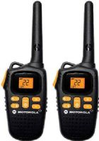Motorola MD207R Talkabout Walkie Talkie Two-Way Radios, Up to 20-mile range, 11 Weather Channels (7 NOAA) with alert feature, Channel Monitor, 22 Channels each with 121 Privacy Codes, VOX iVOX Hands-free Communication With or Without Accessories, 10 Regular Call Tones, LCD Battery Meter, Eco Smart, Dual Power, Low Battery Alert, Keypad Lock, UPC 843677001877 (MD-207R MD 207R) 