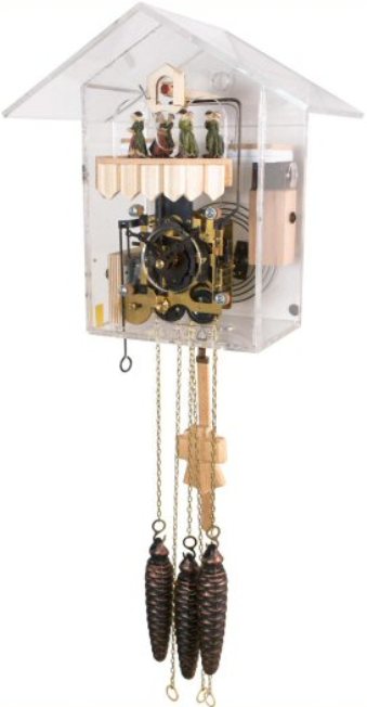 River City Cuckoo Clocks MD600-10  Clear Display Cuckoo Clock 10