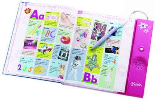 Oregon Scientific MD68A Barbie My First Dictionary Interactive Electronic Book, Curriculum-based vocabulary, Interactive pen-touch system, Voice-over-music audio, Requires 3 AA-batteries (included) (MD-68A MD68-A MD68 MD-68)