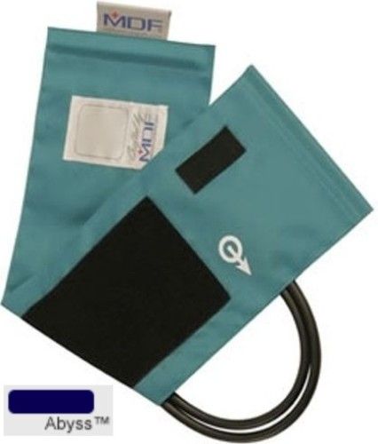 MDF Instruments MDF210045104 Model MDF 2100-451 Adult Single Tube Latex-Free Blood Pressure Cuff, Abyss (Navy Blue) for use with MDF848XP and all other major branded blood pressure systems with single tube configuration, EAN 6940211635711 (MDF2100451-04 MDF2100451 MDF-2100-451 MDF2100-451 2100 2100451)