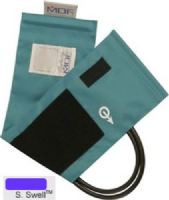 MDF Instruments MDF210045114 Model MDF 2100-451 Adult Single Tube Latex-Free Blood Pressure Cuff, S.Swell (Azure Blue) for use with MDF848XP and all other major branded blood pressure systems with single tube configuration, EAN 6940211635759 (MDF2100451-14 MDF2100451 MDF-2100-451 MDF2100-451 2100 2100451) 